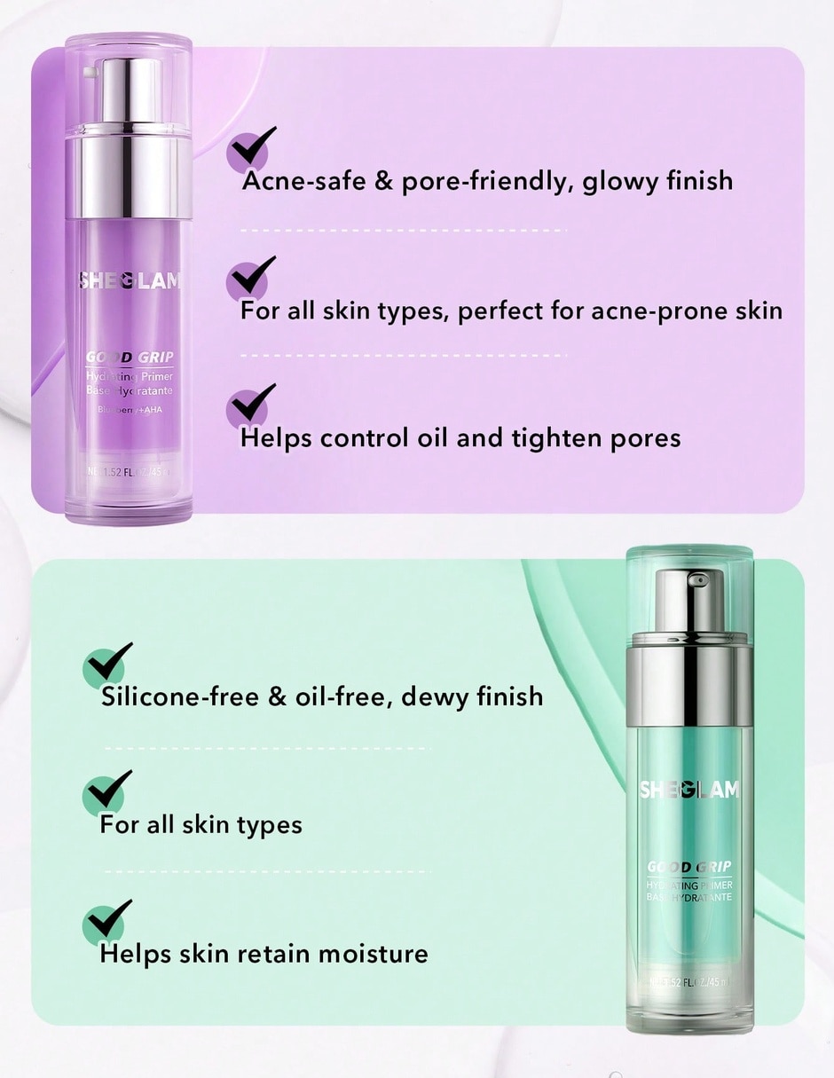 Maquillaje Good Grip Hydrating primer-blueberry+aha-15 ml 2