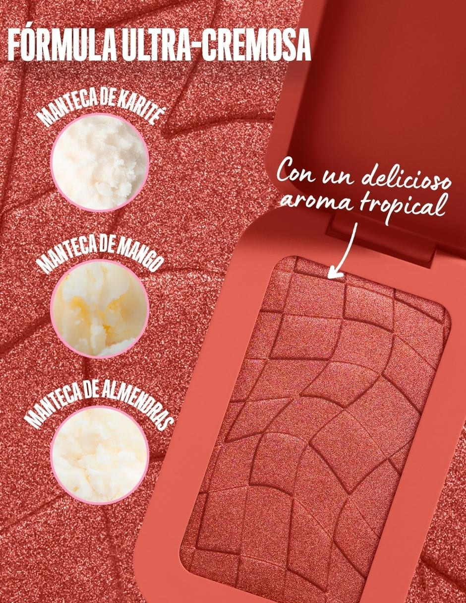 Blush en polvo compacto Nyx Professional Makeup Buttermelt