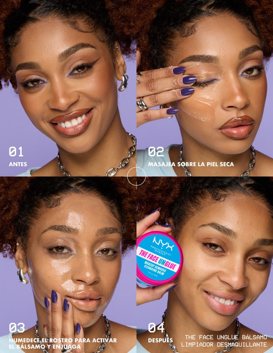 Desmaquillante professional makeup bálsamo limpiador Face Unglue remover Nyx