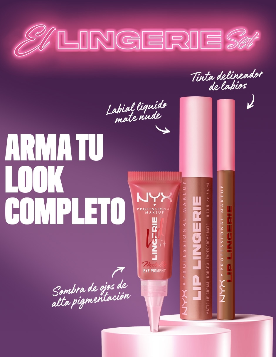 Paleta de sombras/sombra para ojos lid lingerie 6 tonos 3