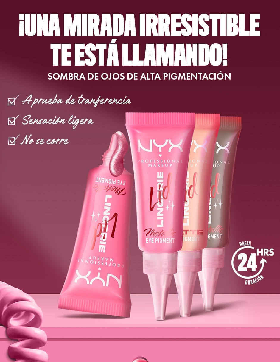 Paleta de sombras/sombra para ojos lid lingerie 6 tonos 8