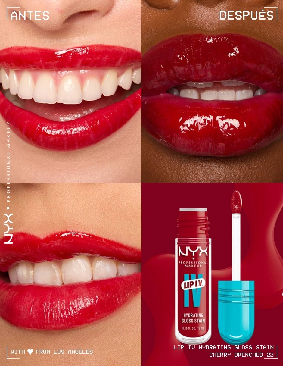 Maquillaje brillante lip iv 4