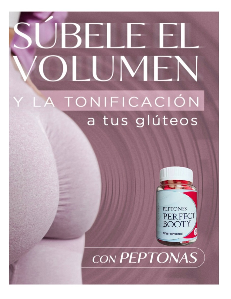 Tratamiento para glúteos Peptonas crecimiento