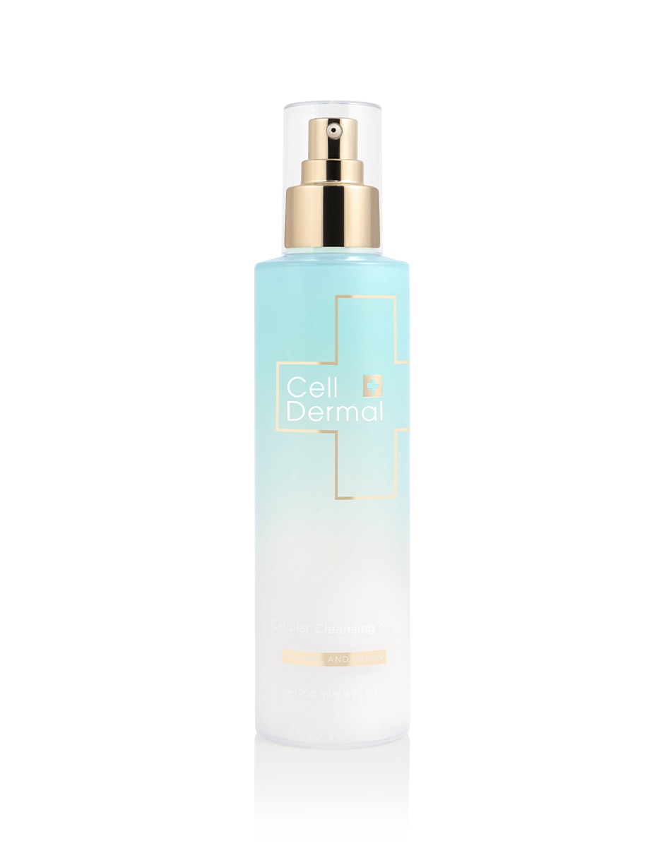 Crema facial recomendada para limpiar día y noche cellular cleansing milk para piel normal y seca 3
