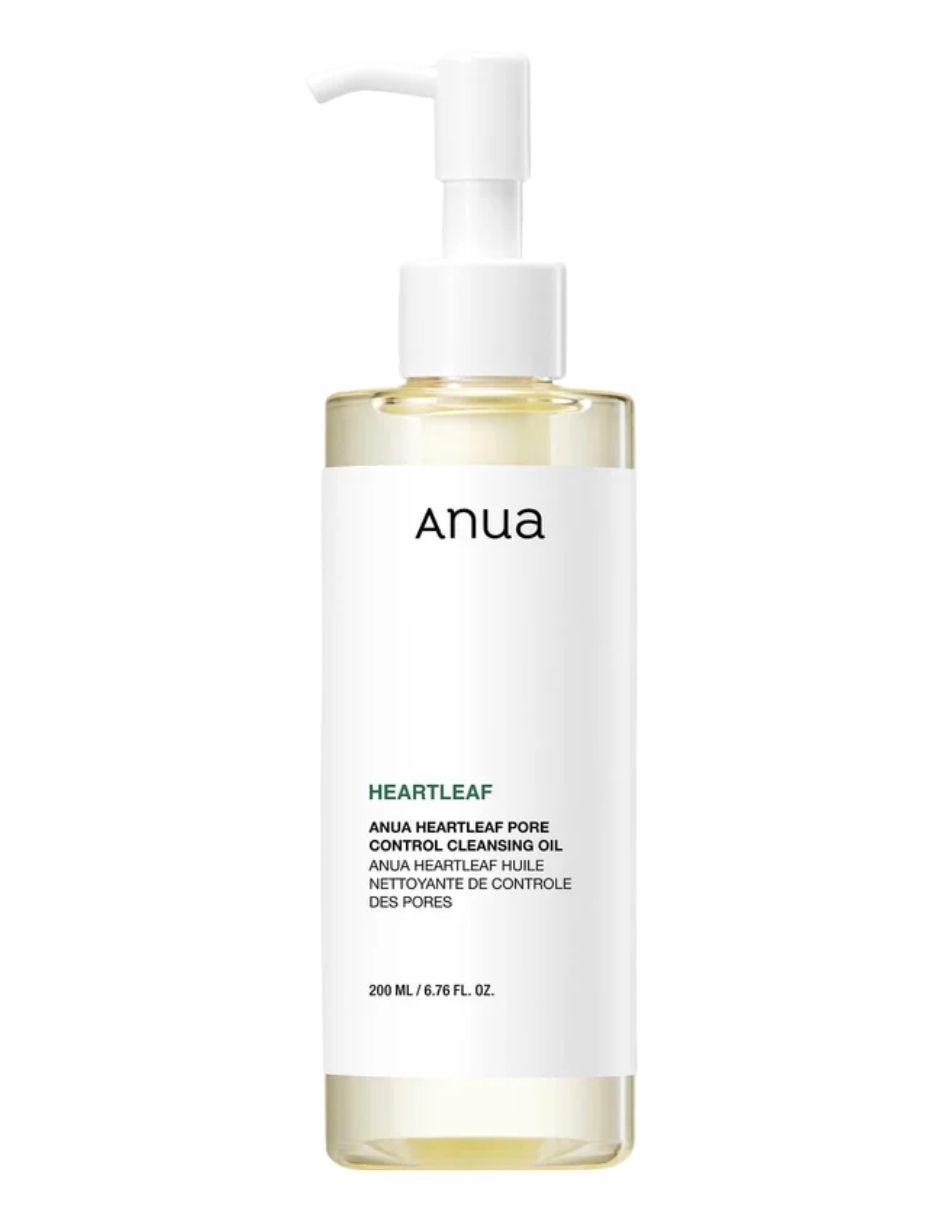 Limpiador facial cuidado de la piel Heartleaf pore control cleansing Oil para disminuir puntos negros Limpiador facial cuidado de la piel Heartleaf pore control cleansing Oil para disminuir puntos negros