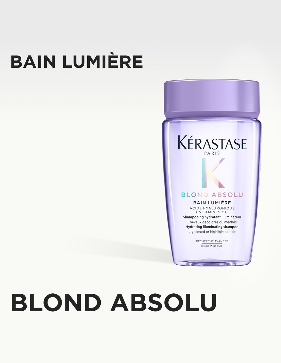 Shampoo hidratante para cabello teñido Blond Absolu Bain Lumière Kerestase 80ml 5