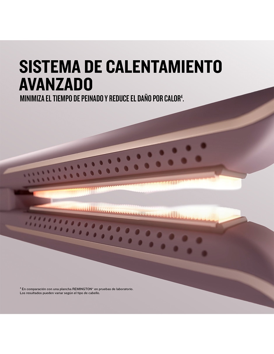 Set alaciadora eléctricos belleza airvive combo de plancha y secadora digital airvive remington placas de cerámica - iones 4