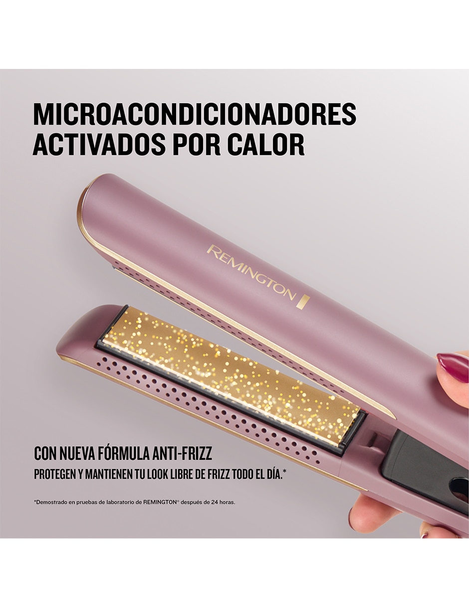 Set alaciadora eléctricos belleza airvive combo de plancha y secadora digital airvive remington placas de cerámica - iones 3