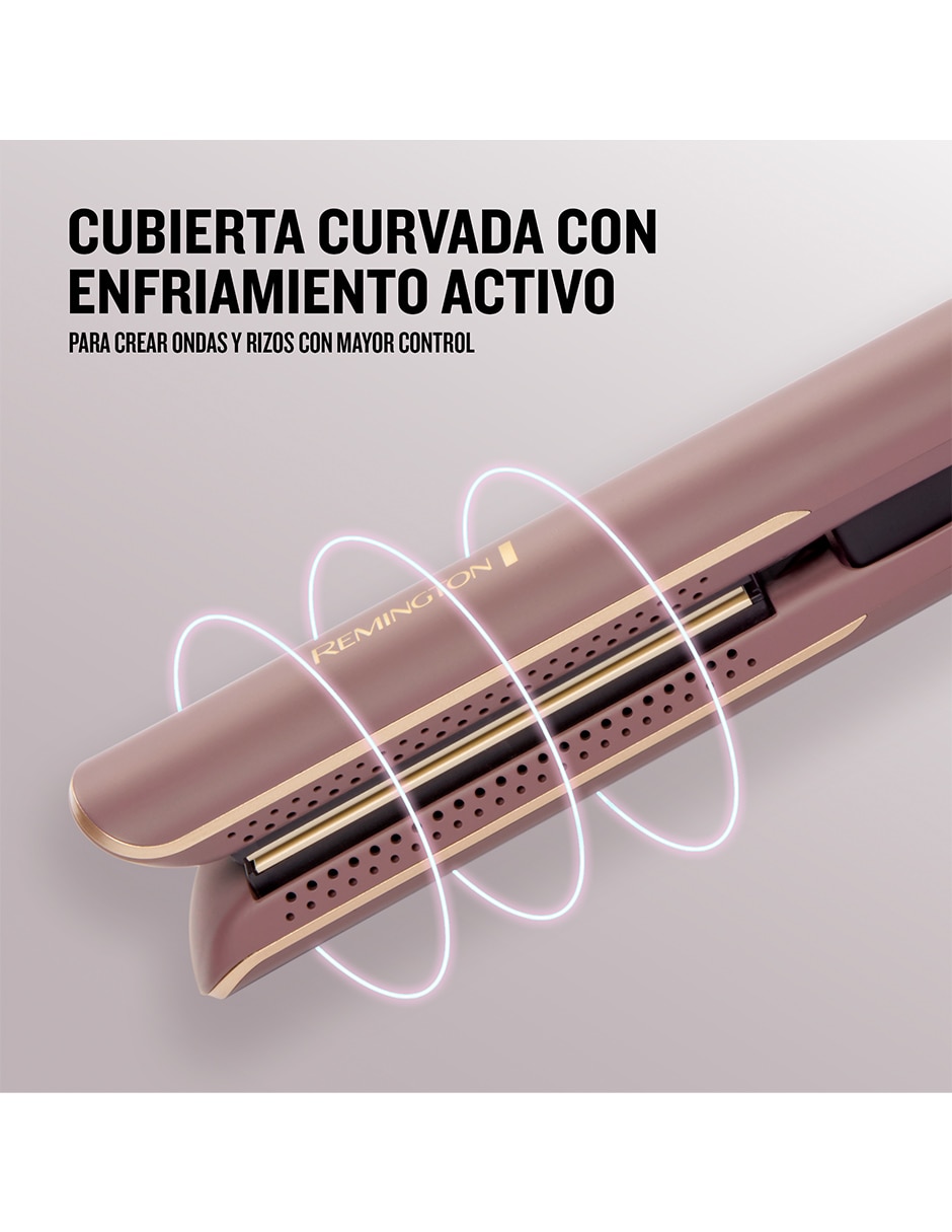 Set alaciadora eléctricos belleza airvive combo de plancha y secadora digital airvive remington placas de cerámica - iones 6