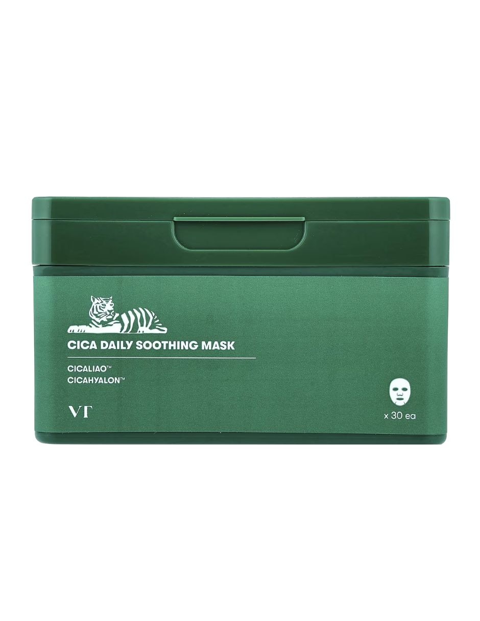 Mascarilla facial vt cica daily soothing mask para hidratar 3