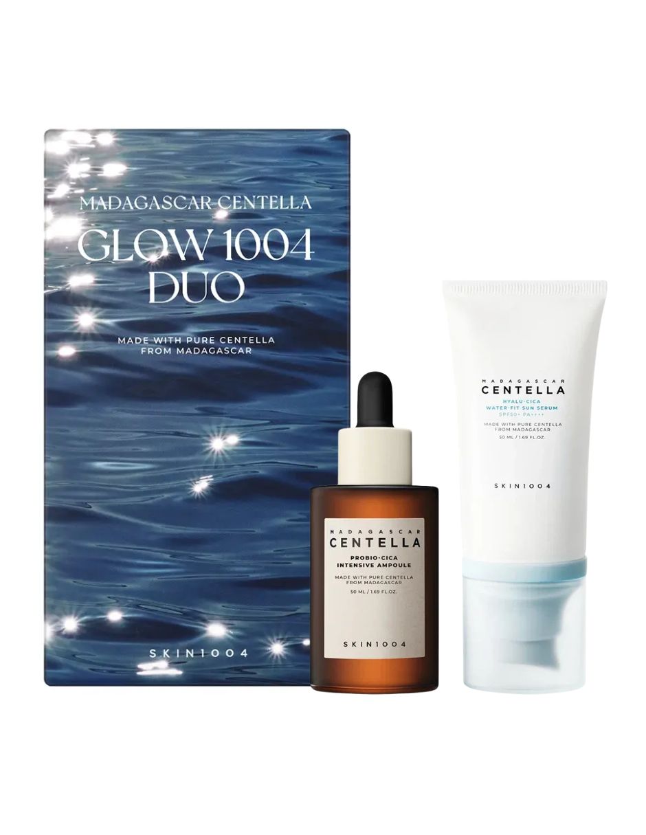 Kit de tratamiento facial Madagascar Centella Glow Duo hidratante Kit de tratamiento facial Madagascar Centella Glow Duo hidratante