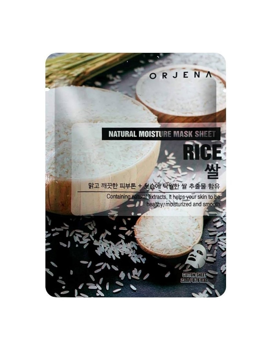 Mascarilla facial Natural Moisture Rice Mask para Aclarar 2