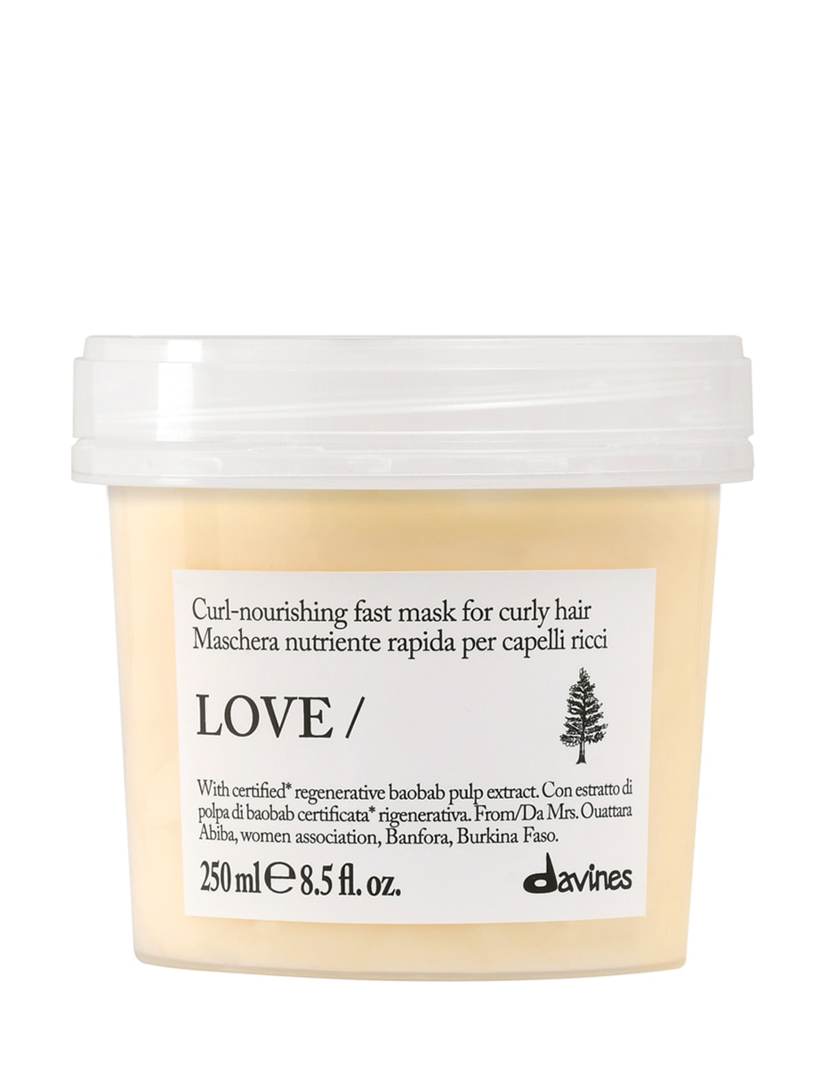 Mascarilla para cabello love curl mask para humectar essential haircare