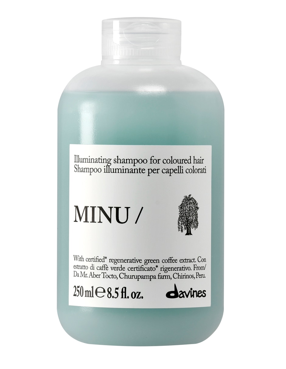 Shampoo protector de color para cabello teñido minu essential haircare Shampoo protector de color para cabello teñido minu essential haircare