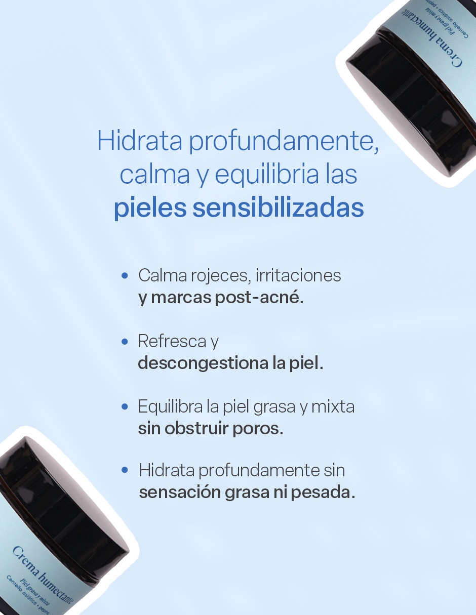 Crema facial recomendada para calmar y regenerar la piel día y noche todo tipo de piel 4