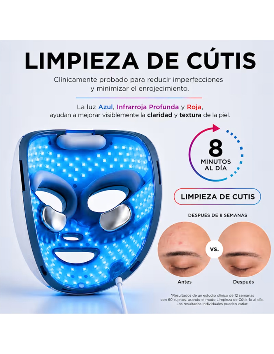 Set mascarilla facial hidratante para protección CryoGlow & Depuffi 11