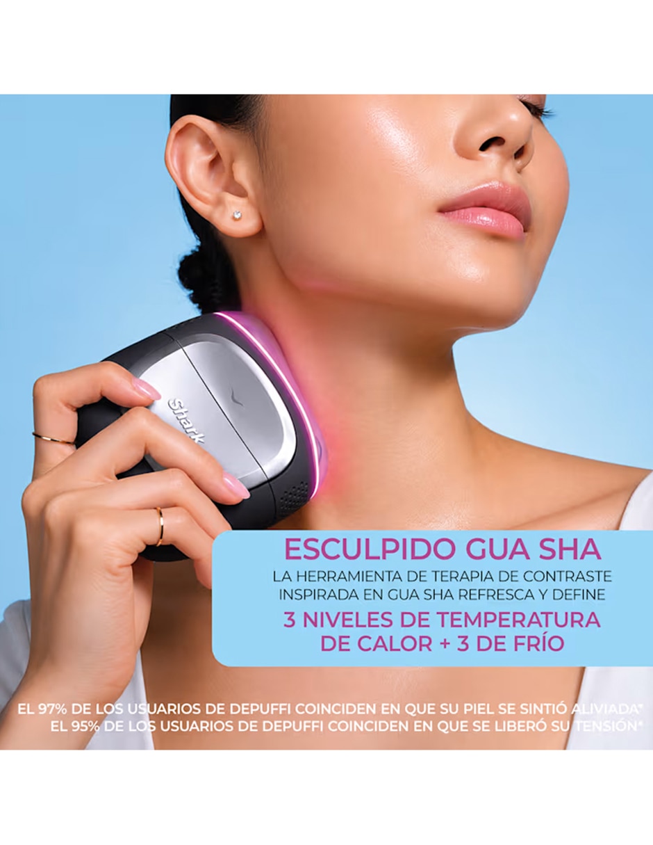 Set mascarilla facial hidratante para protección CryoGlow & Depuffi 14
