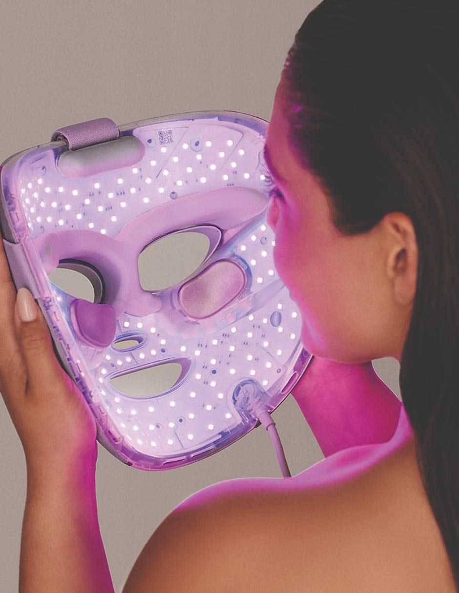 Mascarilla facial iQLED para protección CryoGlow 9