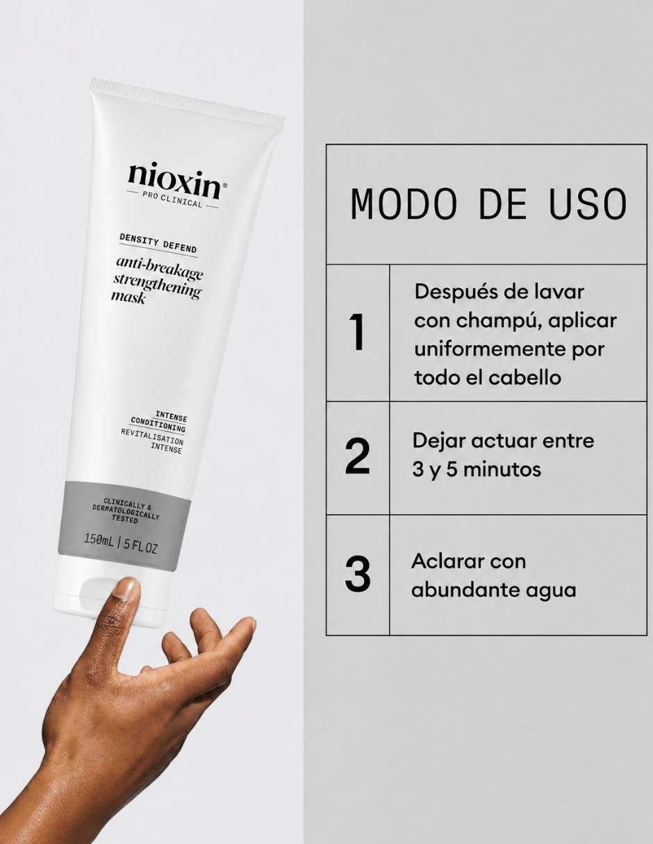 Mascarilla para cabello anticaída Nioxin 3