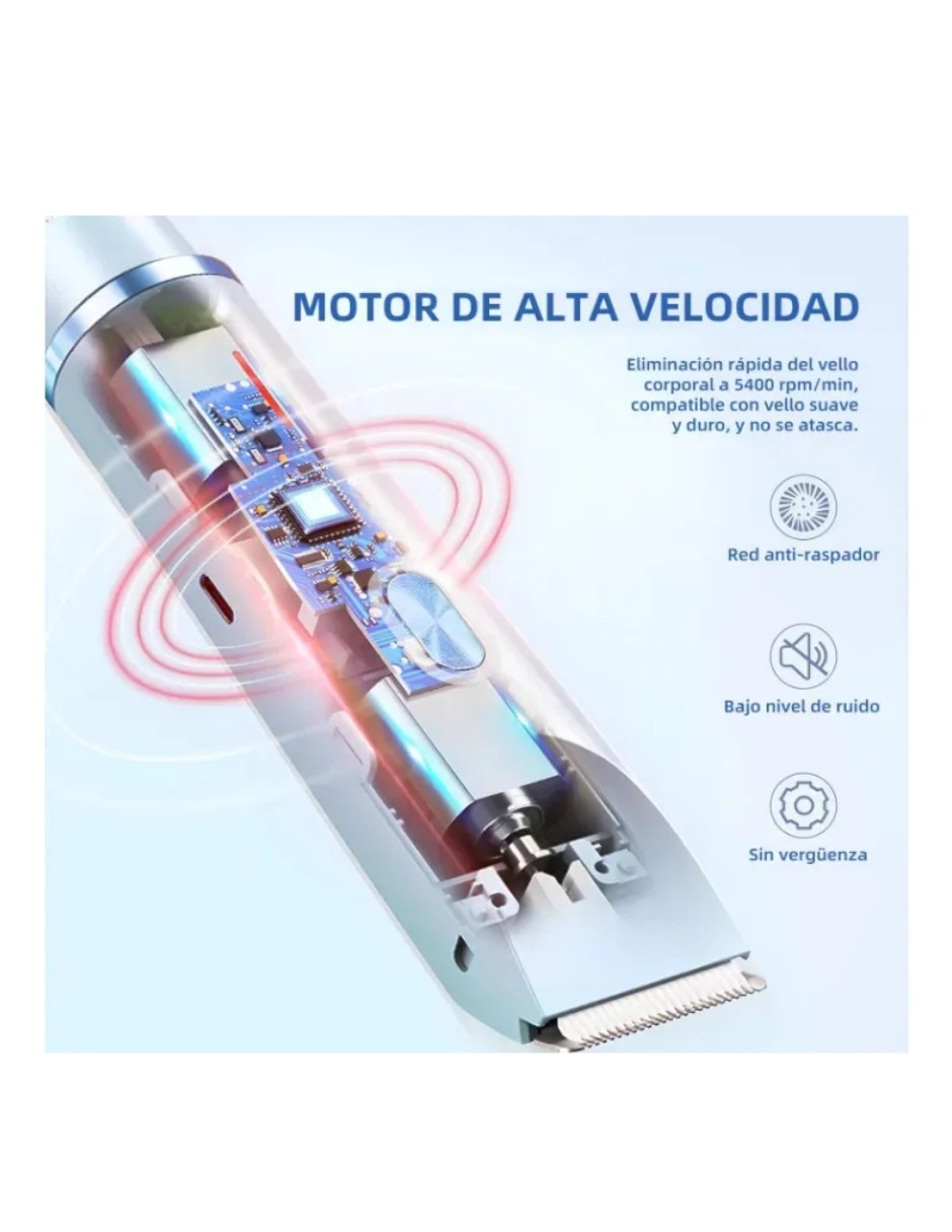 Depiladora para rostro y cuerpo