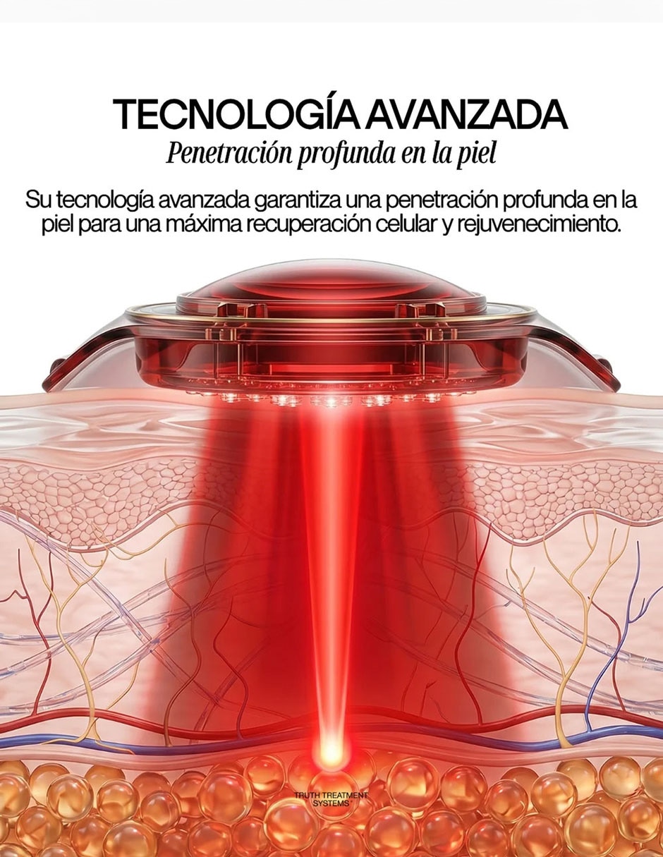 Máscara facial LED