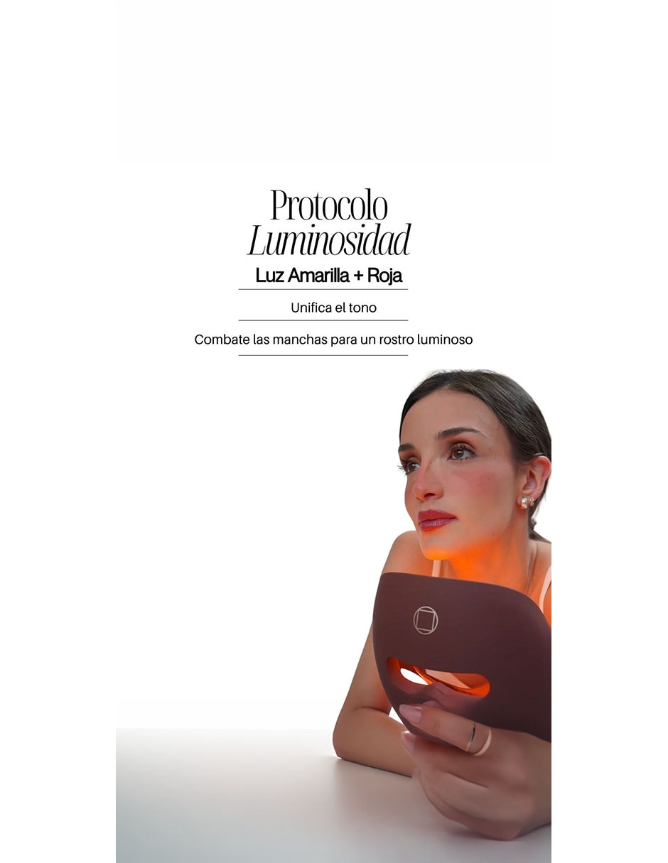 Máscara facial LED