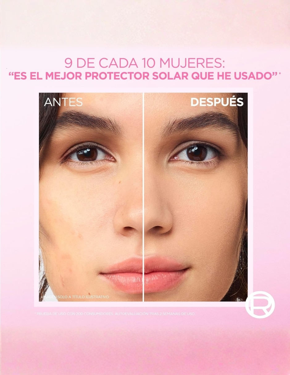 Protector solar FPS 50+ Defender Efecto Make Up 5