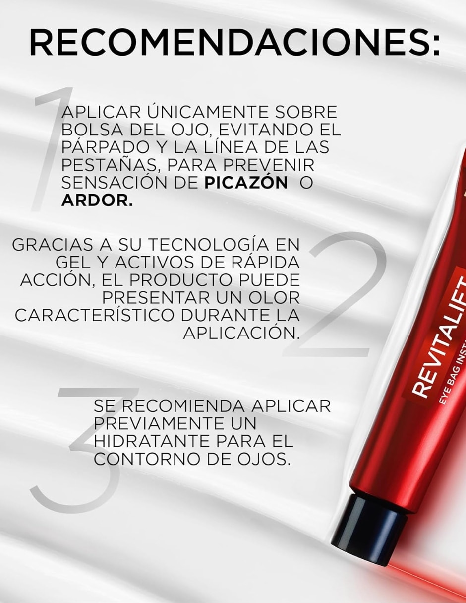 Crema para contorno de ojos recomendada para revitalizar día y noche Laser todo tipo de piel 2