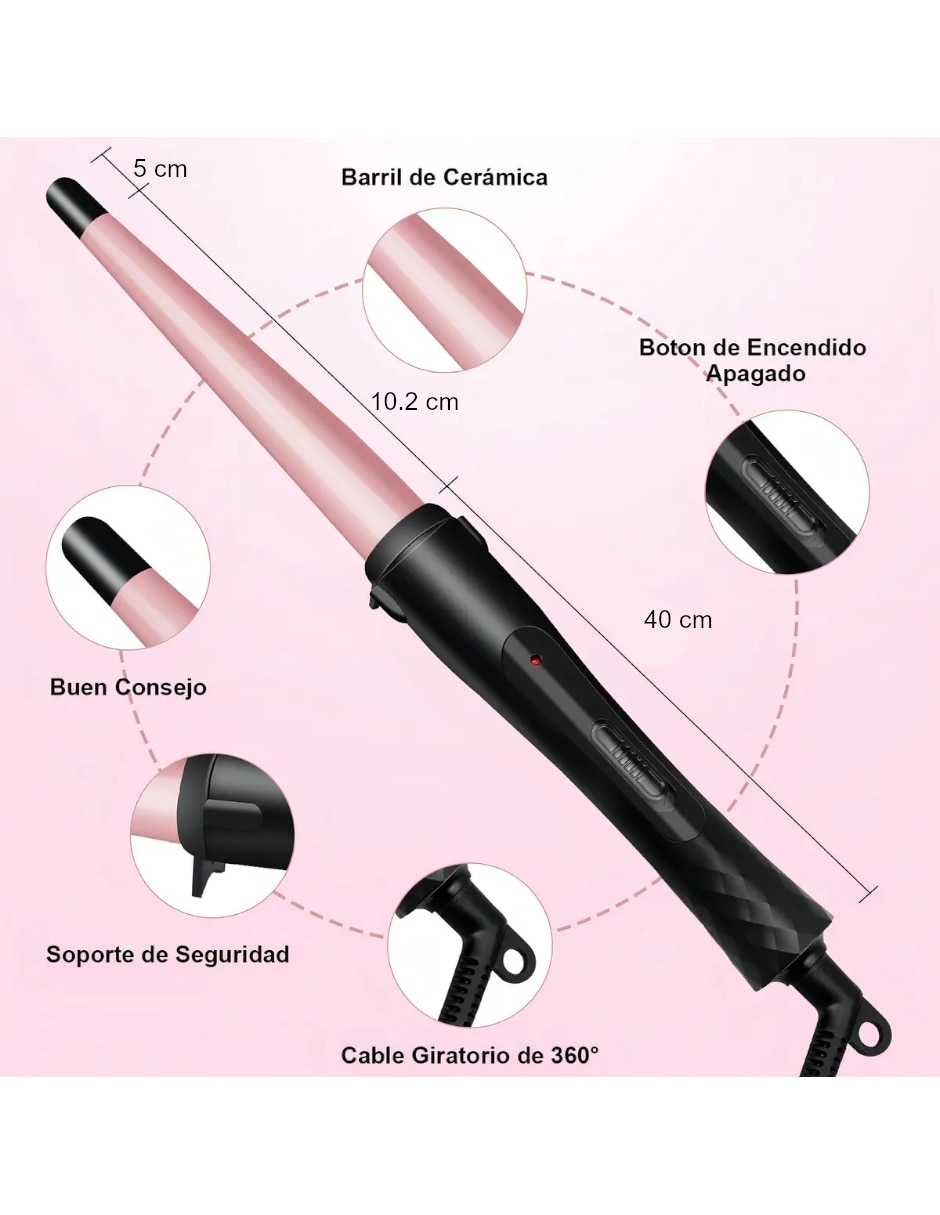 Rizadora de cabello 16 mm de cerámica 5