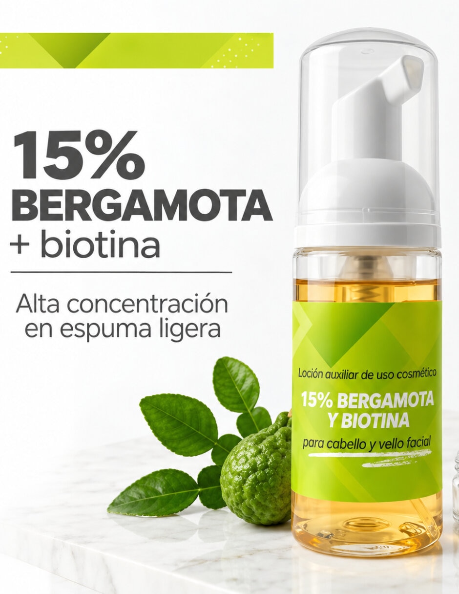 Tratamiento para barba y cabello en espuma anticaída 5