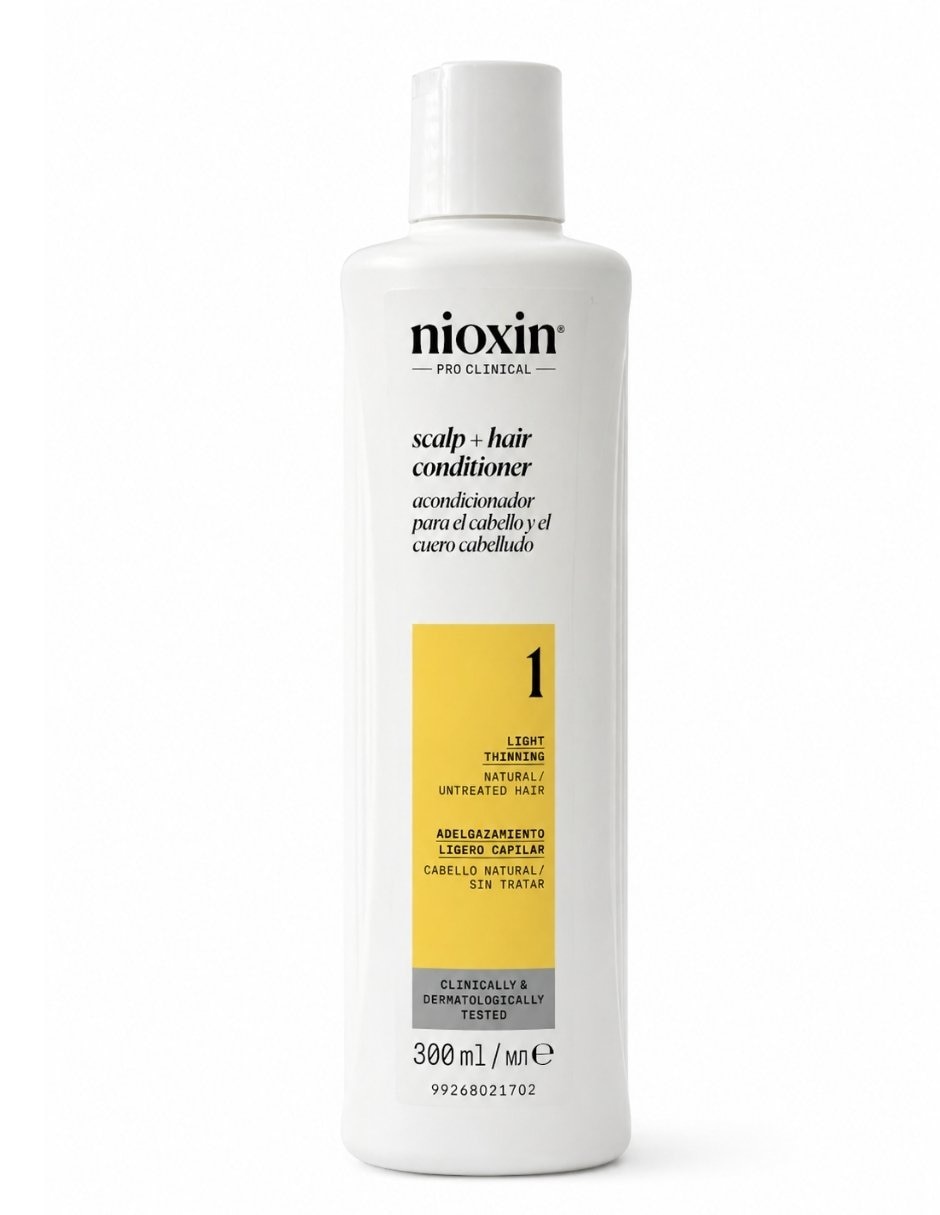 Acondicionador para cabello Acondicionador Sistema 1 para Cabello Natural con Debilitamiento Ligero 300 ml NIOXIN Nioxin Acondicionador para cabello Acondicionador Sistema 1 para Cabello Natural con Debilitamiento Ligero 300 ml NIOXIN Nioxin