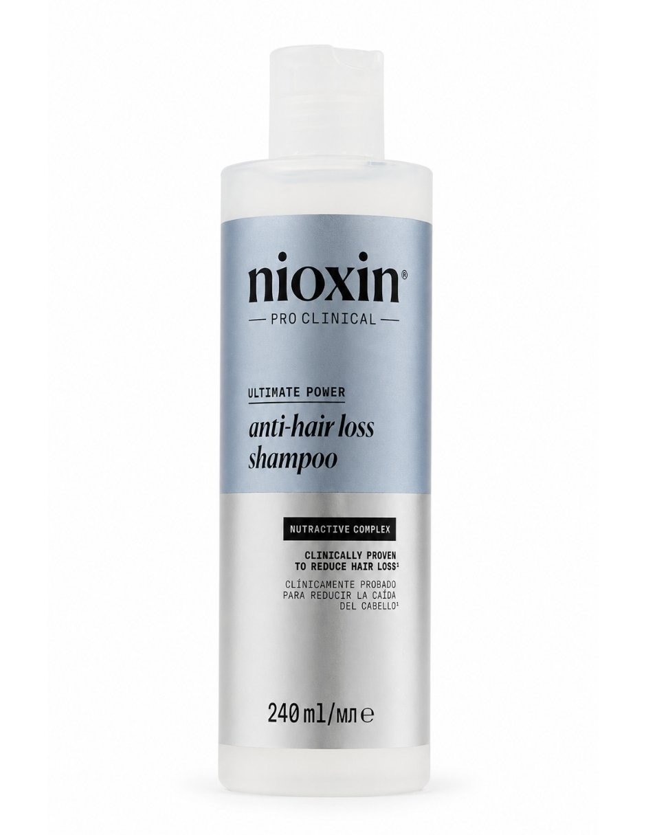 Shampoo anticaída para cabello Todo tipo Anti-Hair Loss Shampoo Shampoo Anticaída para Cabello y Cuero Cabelludo 240 ml NIOXIN Nioxin Shampoo anticaída para cabello Todo tipo Anti-Hair Loss Shampoo Shampoo Anticaída para Cabello y Cuero Cabelludo 240 ml NIOXIN Nioxin