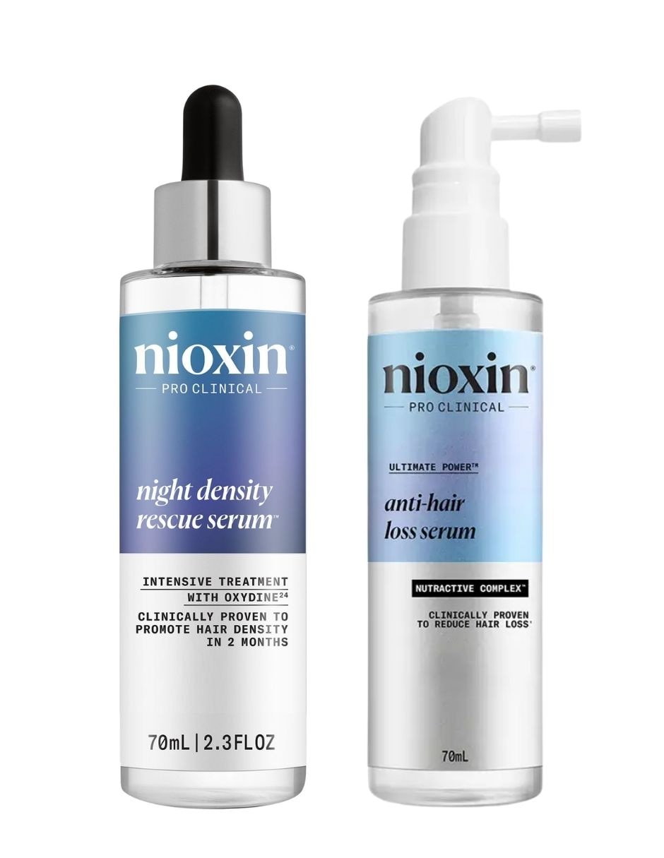 Sérum anticaída para/de Cuero cabelludo Duo de serum Night density y Anti Hair Loss 70 ml Nioxin de piel Cuero cabelludo