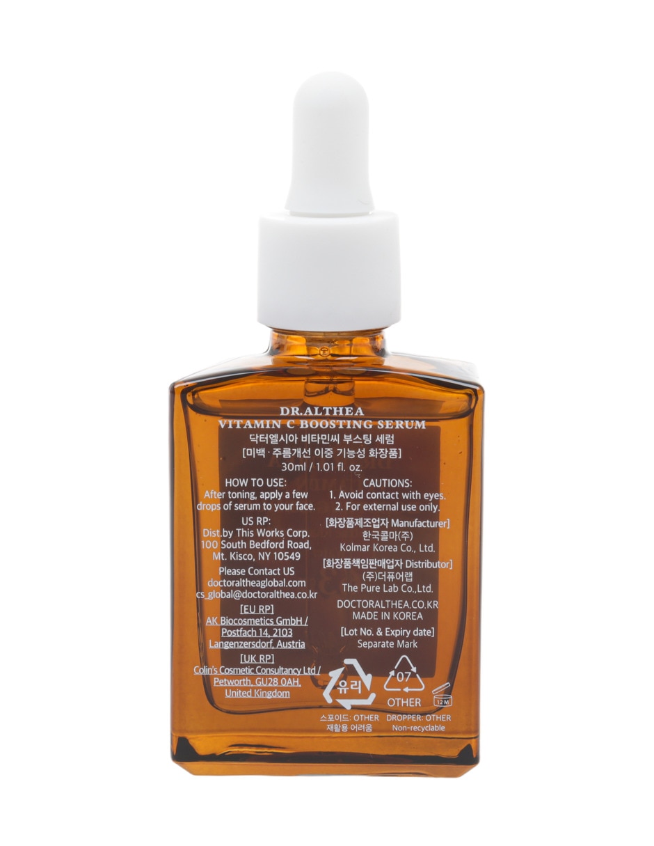 Sérum para facial vitamin C Boosting de piel todo tipo 4