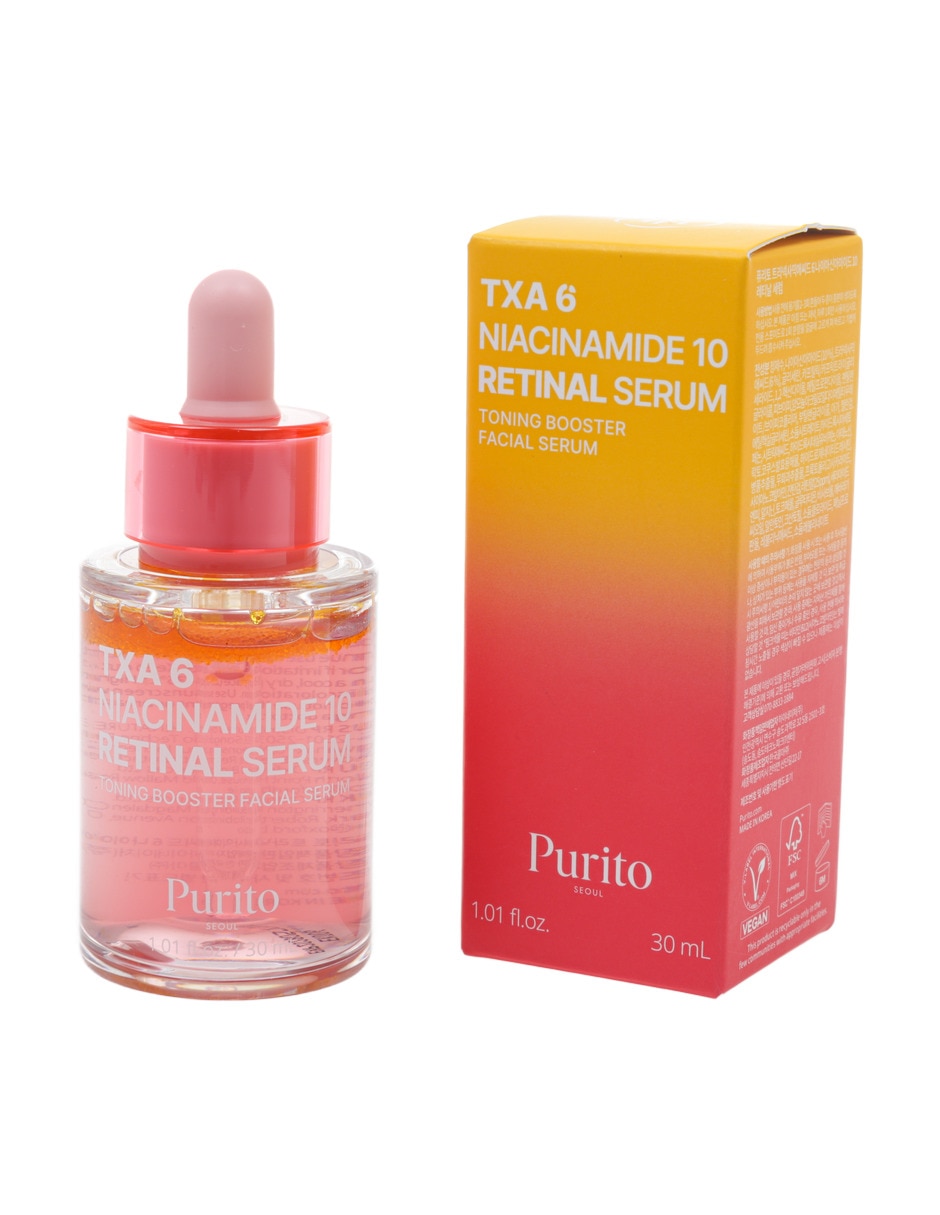 Sérum niacinamida facial TXA 6 Niacinamide 10 Retinal Serum todo tipo piel