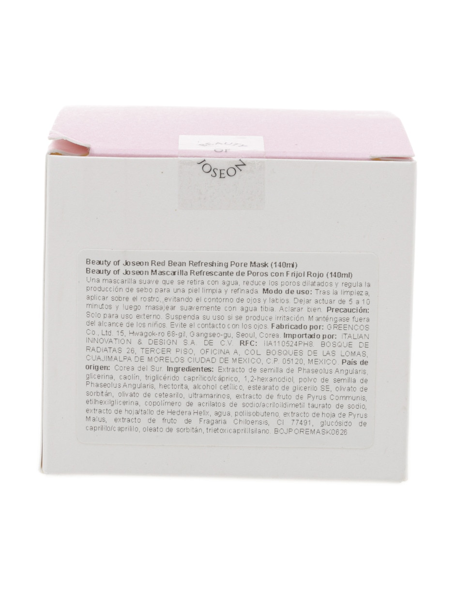 Mascarilla facial Red Bean Refreshing Pore Mask para exfoliar 150 ML 7