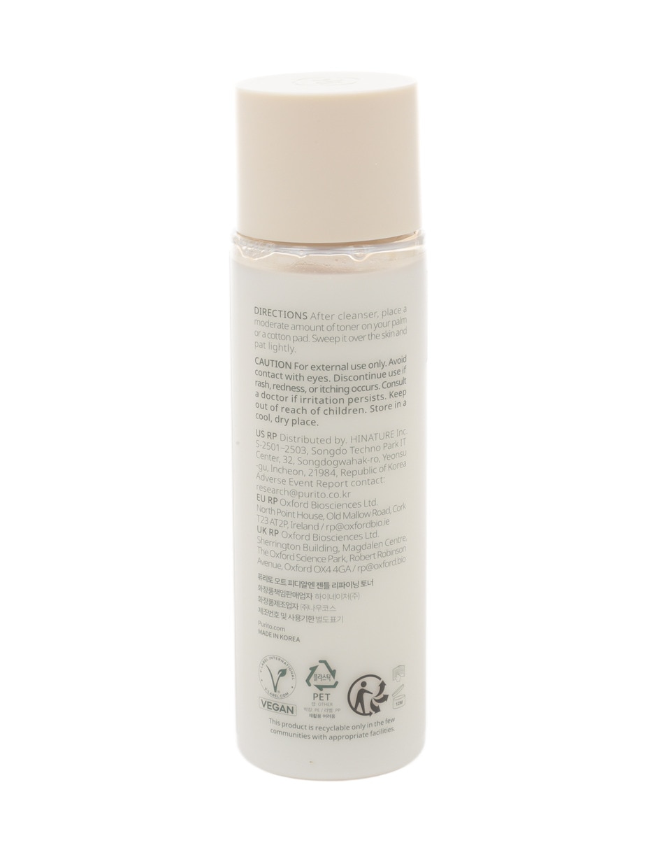 Tónico facial oat pdrn gentle refining toner purito 4