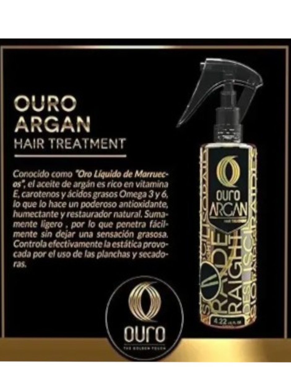 Set capilar Argan para ondulado 2 piezas