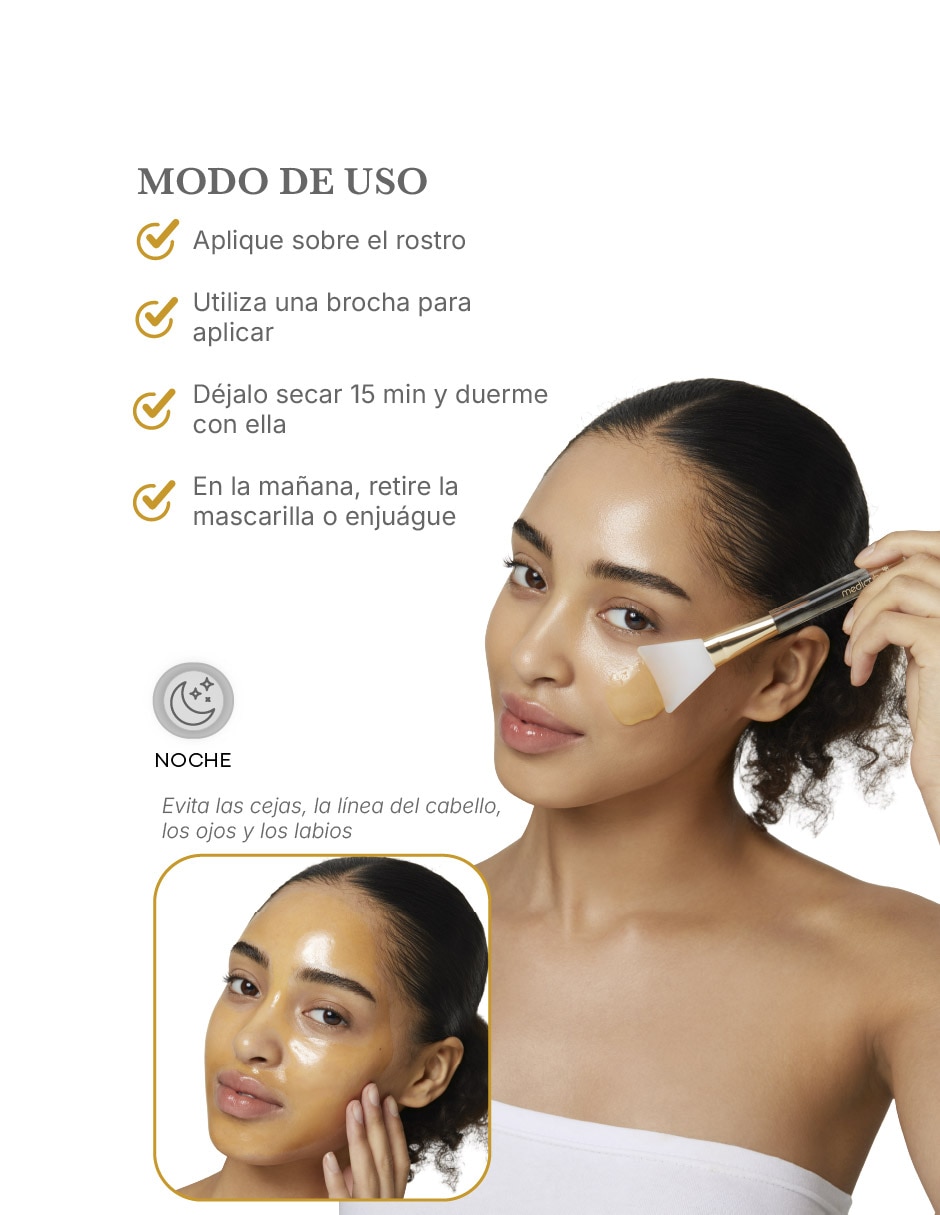 Mascarilla facial Dúo Night Wrapping Glow para Iluminar MEDICUBE