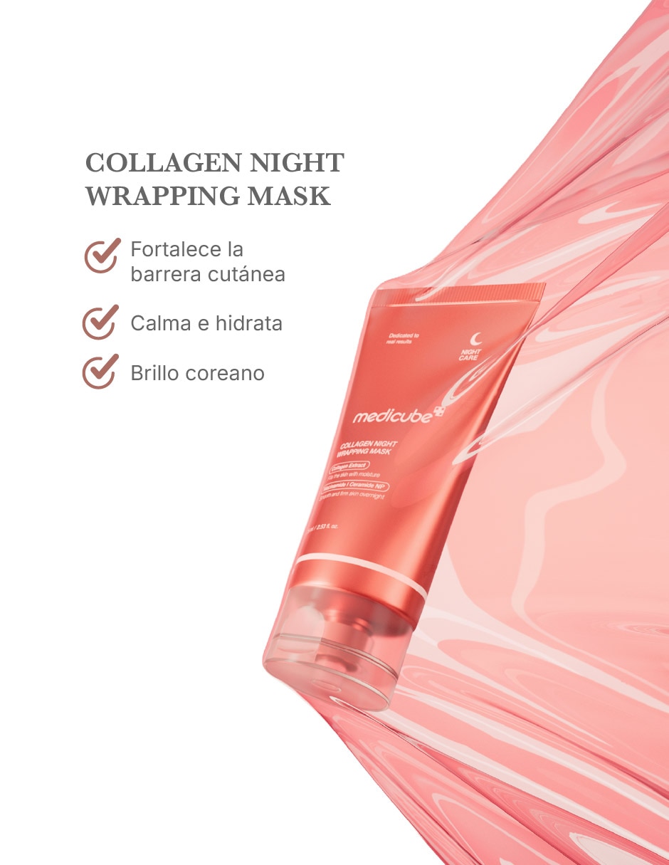 Mascarilla facial Dúo Night Wrapping Glow para Iluminar MEDICUBE