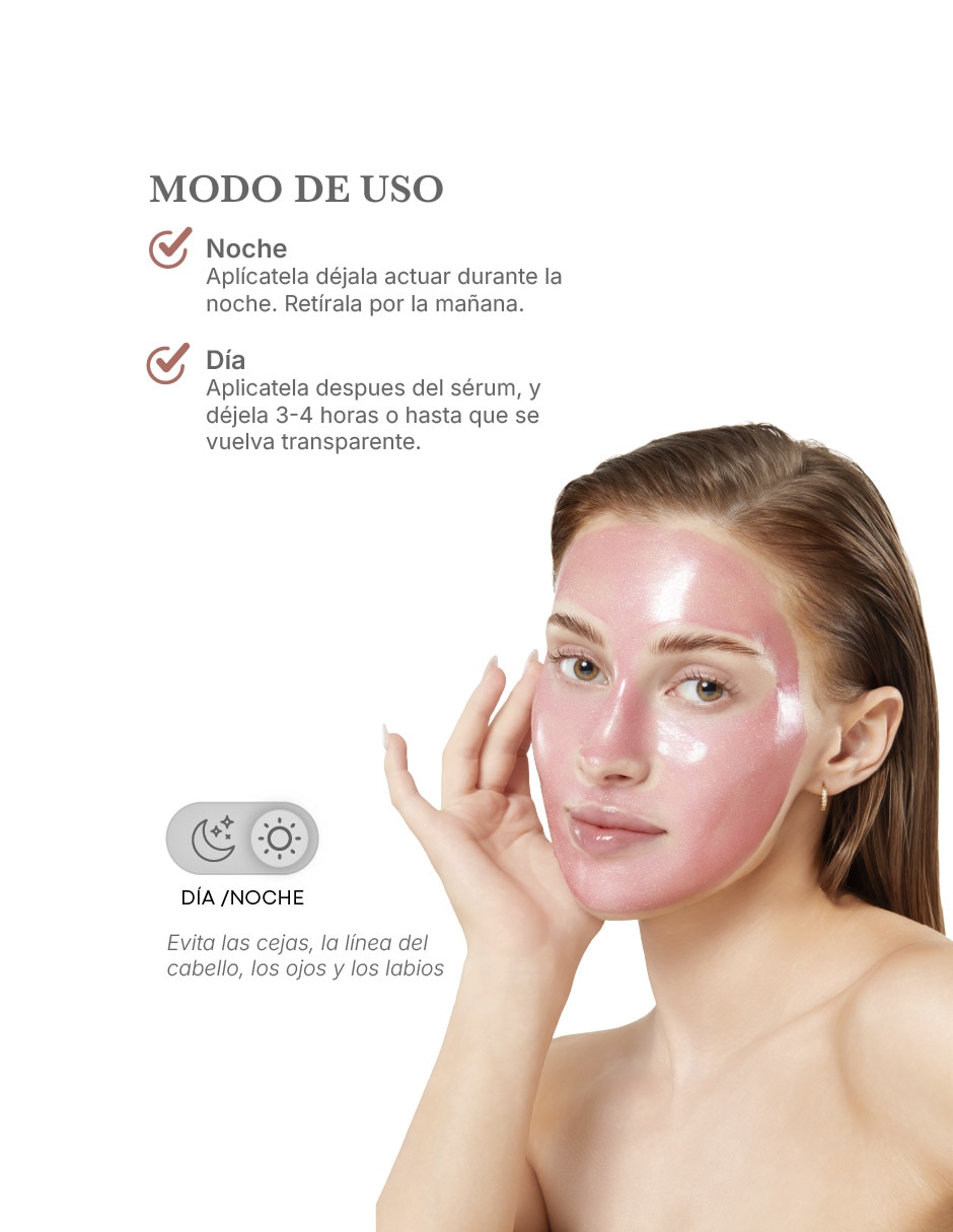 Mascarilla facial Dúo Night Wrapping Glow para Iluminar MEDICUBE 6