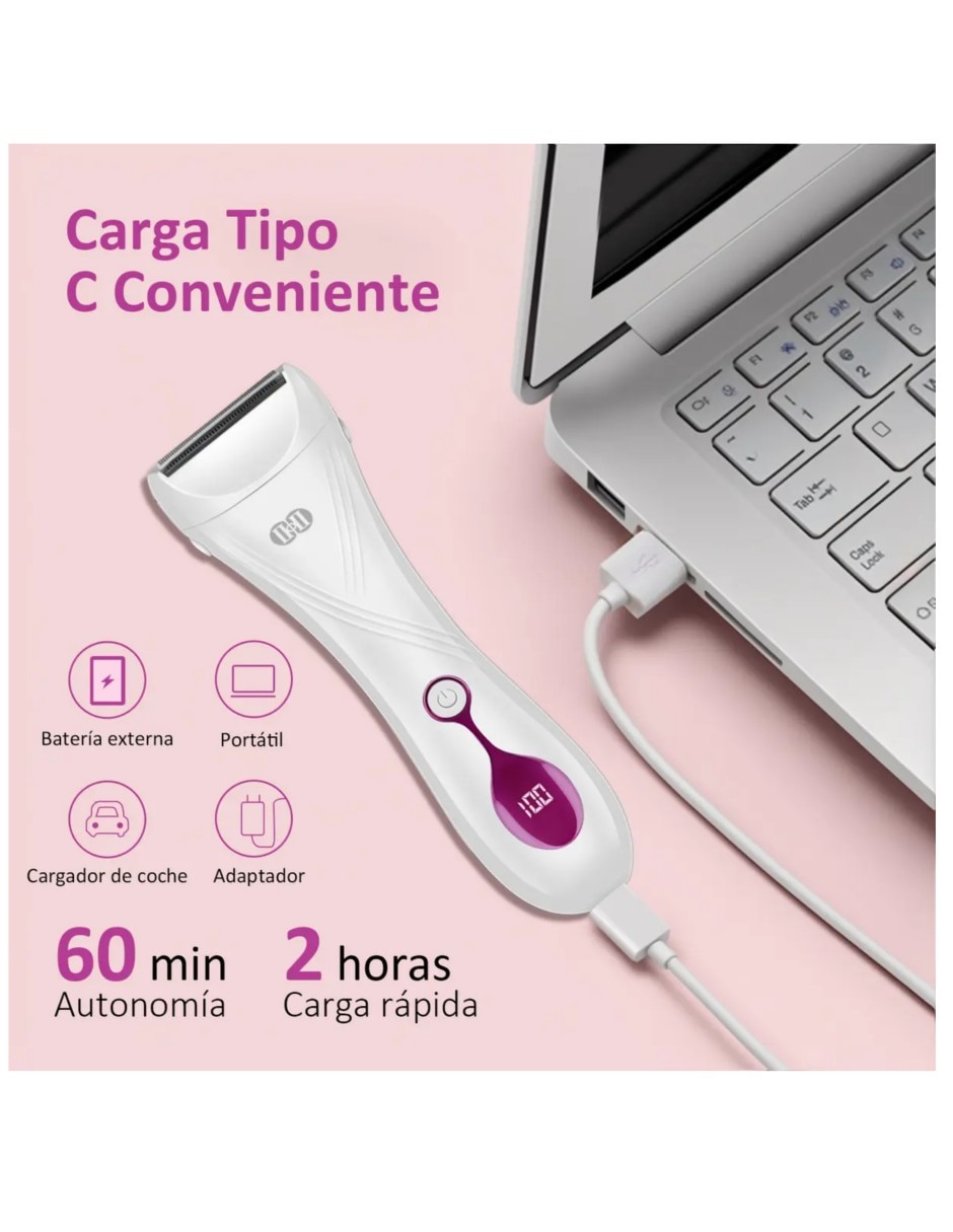 Depiladora para rostro y cuerpo 2
