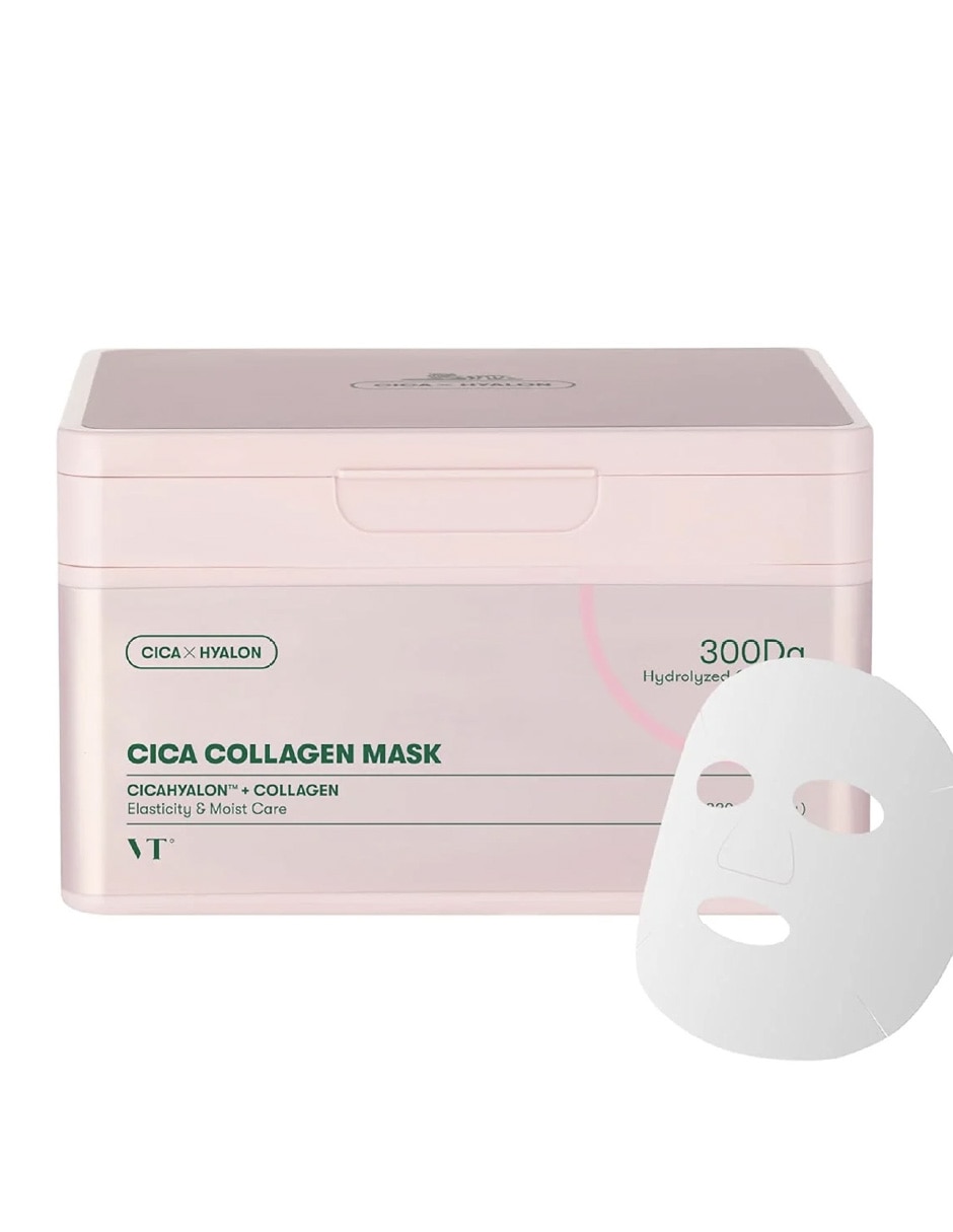 Mascarilla facial VT Cica Collagen Mask para reafirmar Mascarilla facial VT Cica Collagen Mask para reafirmar
