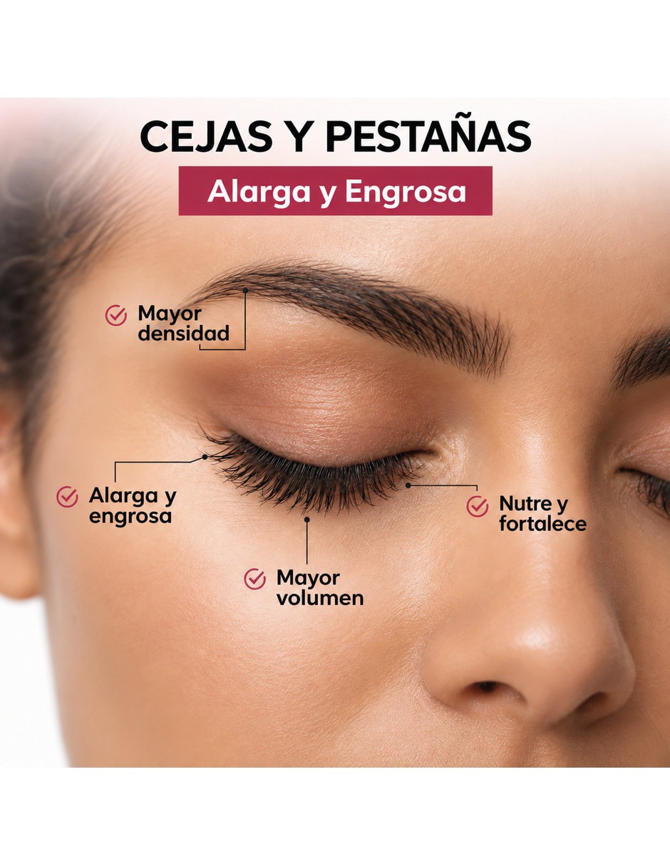 Suero Fortalecedor de pestañas todo tipo piel