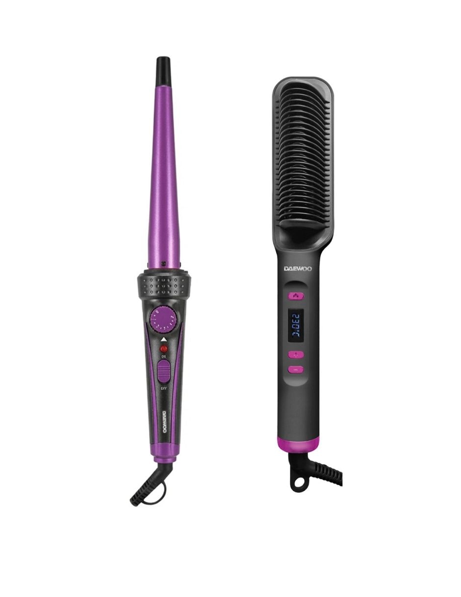 Rizadora de cabello DW-F1 + DW-PA múltiple de cerámica