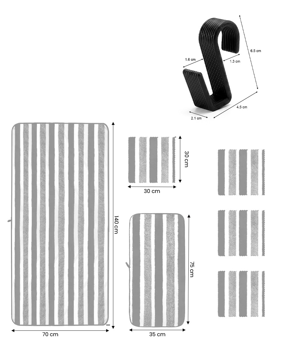 Toalla No aplica de Microfibra 7