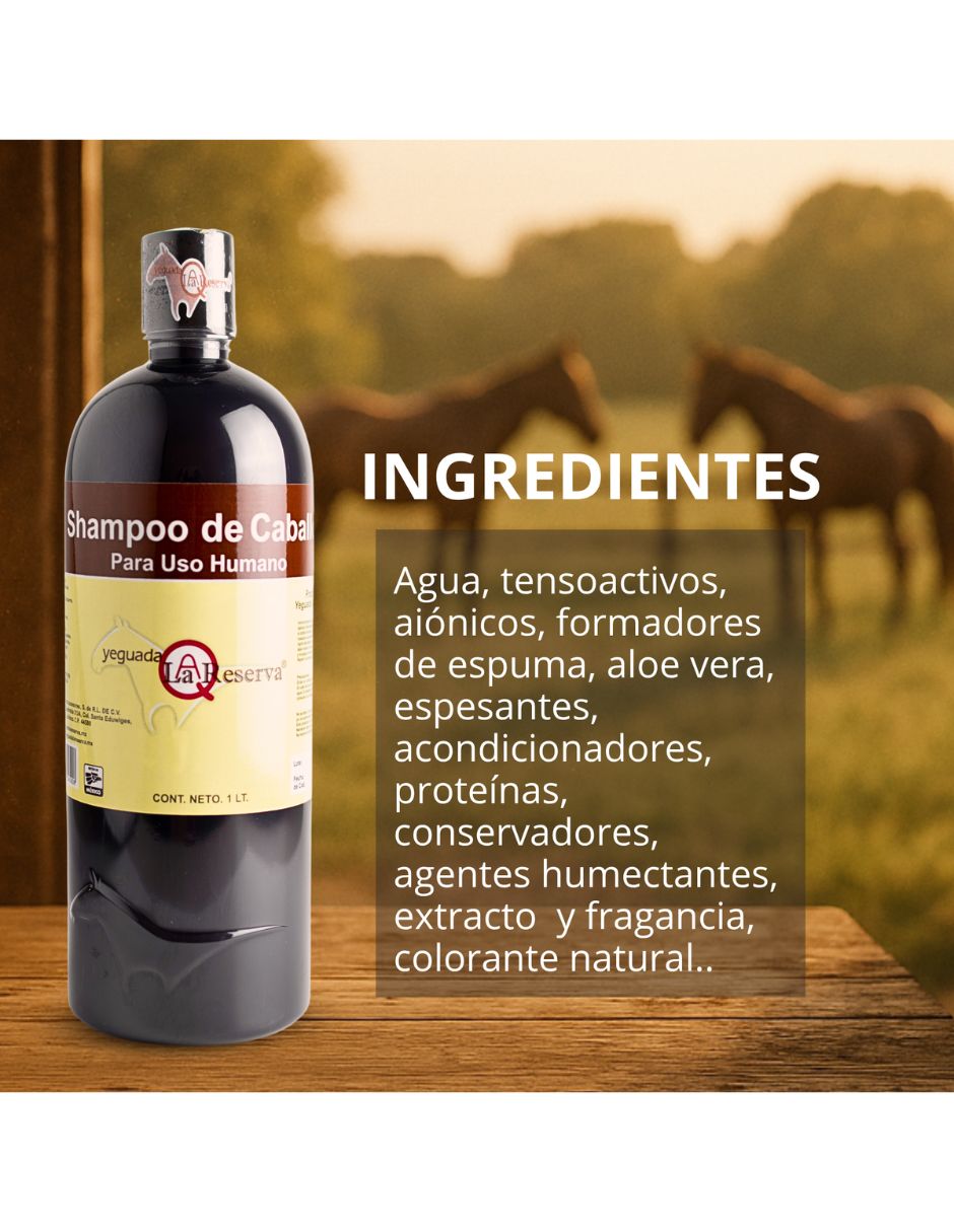 Set capilar Kit 2 Shampoo de Caballo Negro + 1 Colágeno Grande para Todo tipo 3 piezas 5