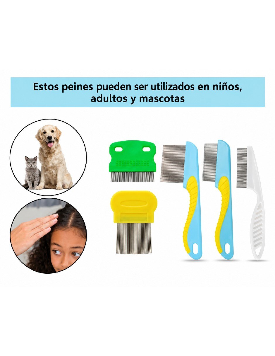 Juego de peines de Plástico 3