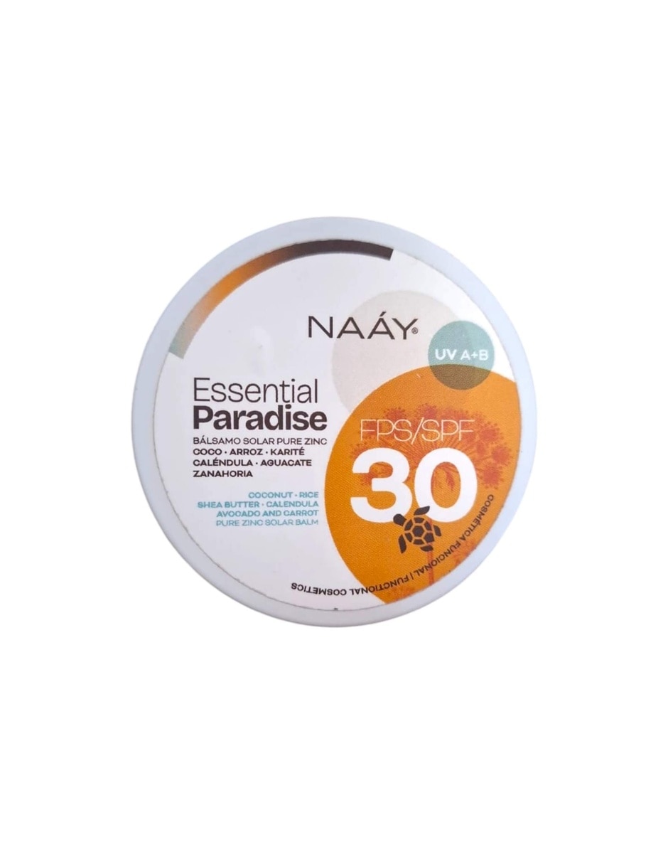 Protector solar FPS 30 Essential Paradise Bálsamo solar pure zinc FPS 30 Essential Paradise