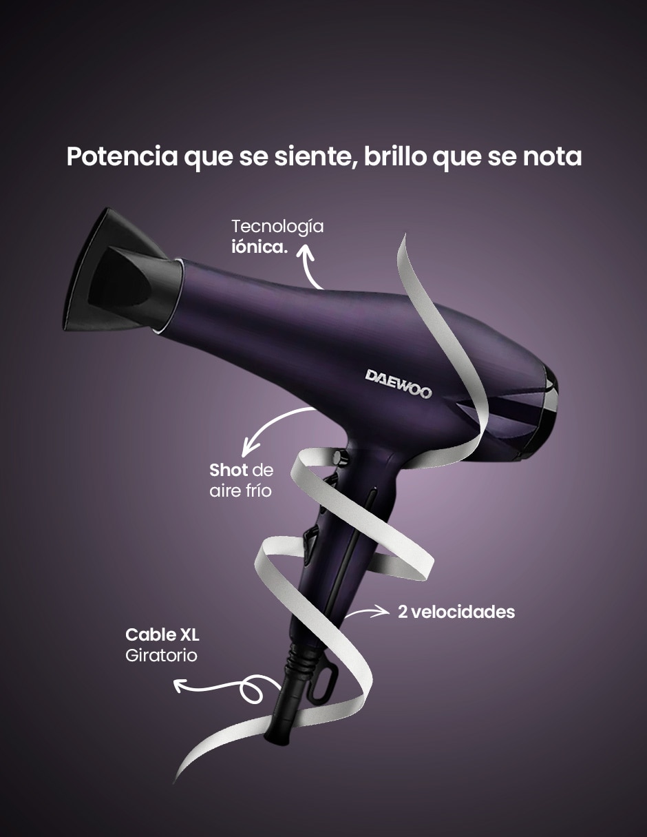 Secadora de cabello DW-SE1+DW-RZ1 7